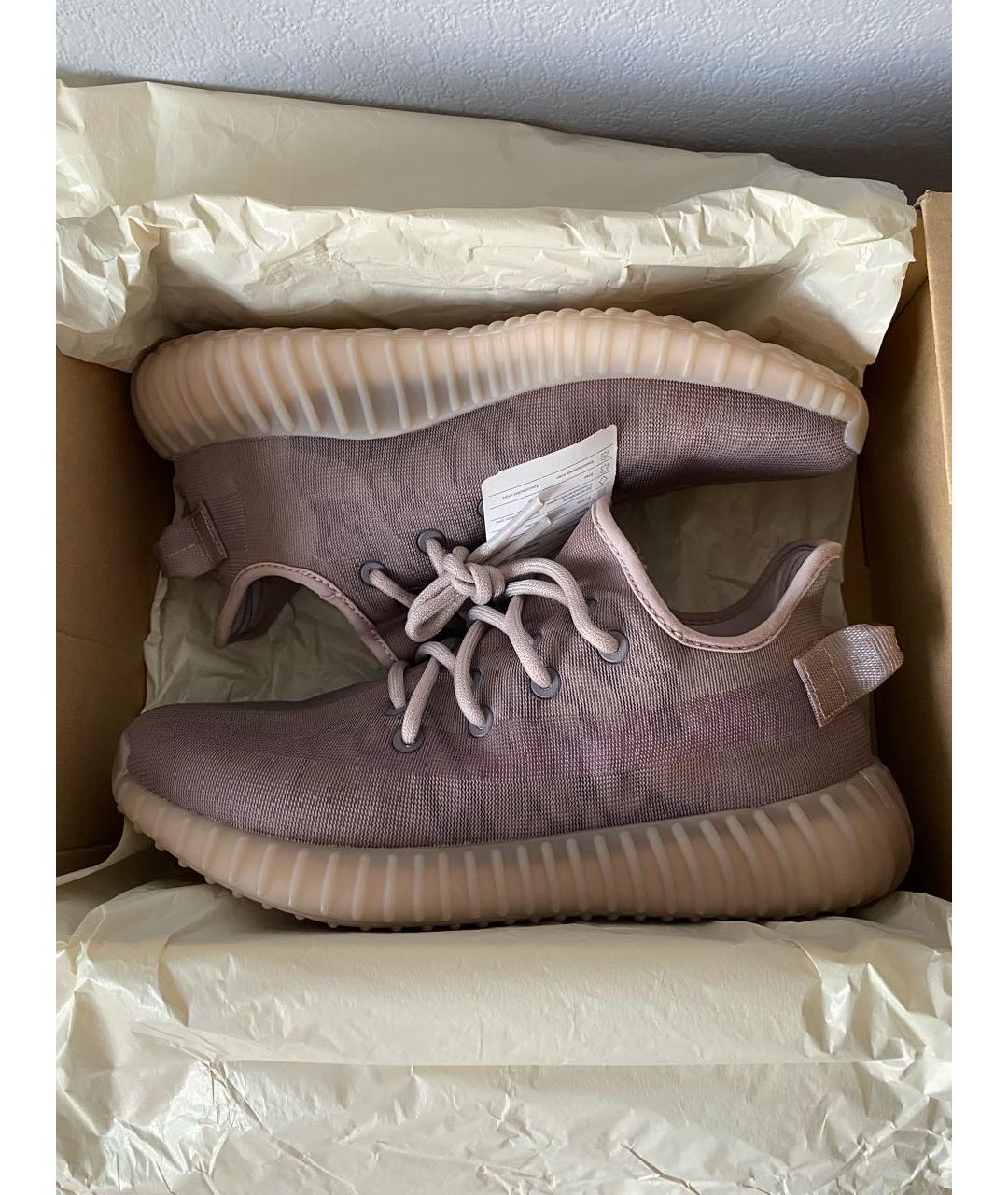 ADIDAS YEEZY Фиолетовые текстильные кроссовки, фото 2