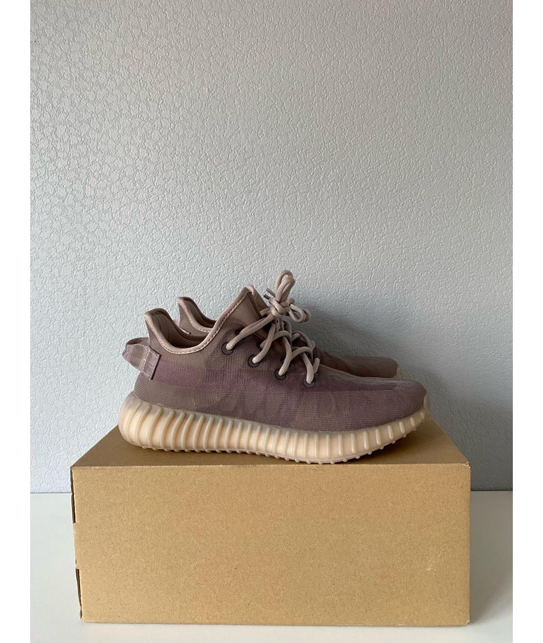 ADIDAS YEEZY Фиолетовые текстильные кроссовки, фото 3