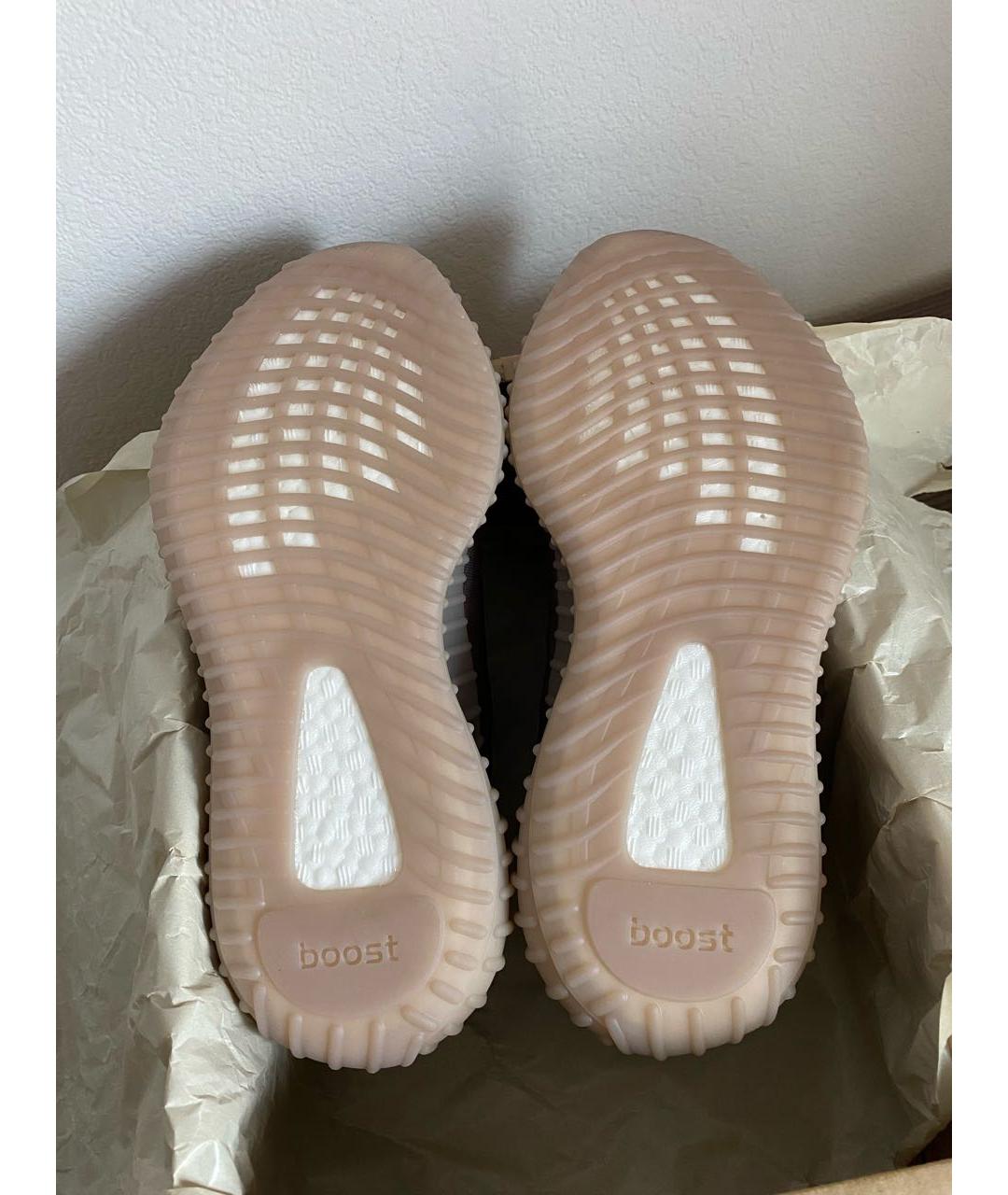 ADIDAS YEEZY Фиолетовые текстильные кроссовки, фото 5