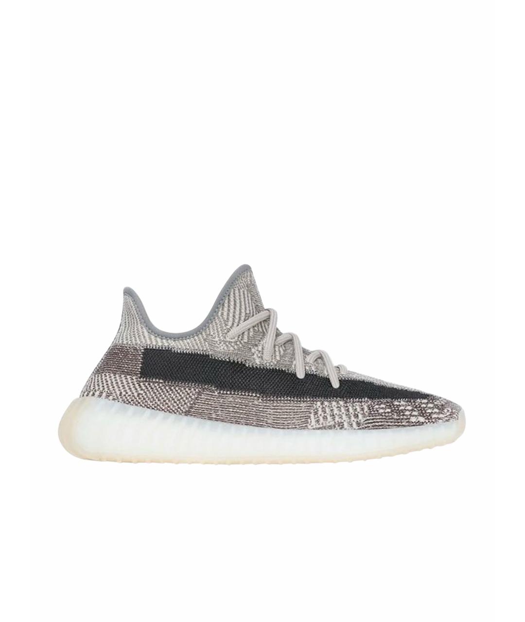 ADIDAS YEEZY Бежевые текстильные кроссовки, фото 1