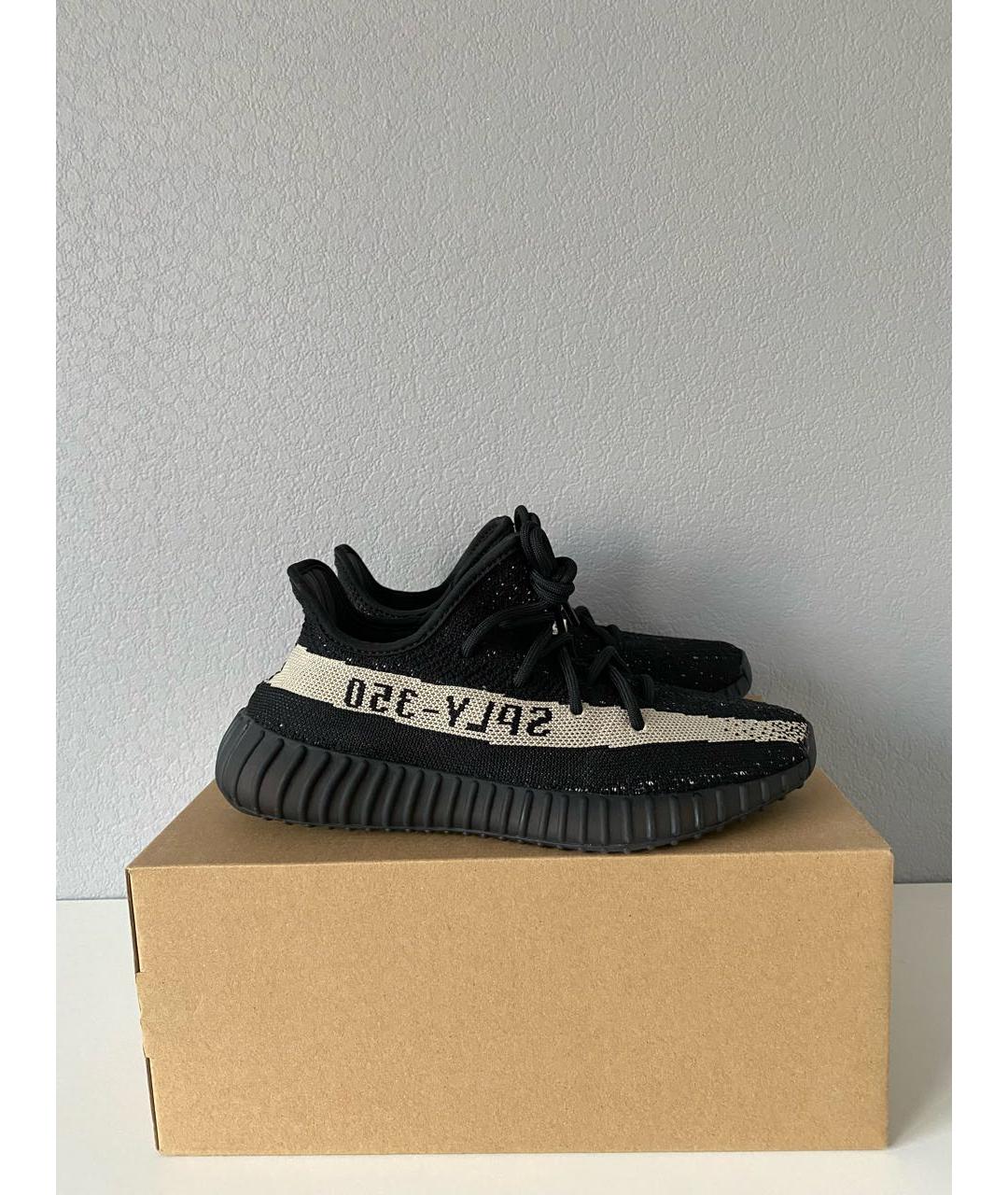 ADIDAS YEEZY Черные текстильные кроссовки, фото 3
