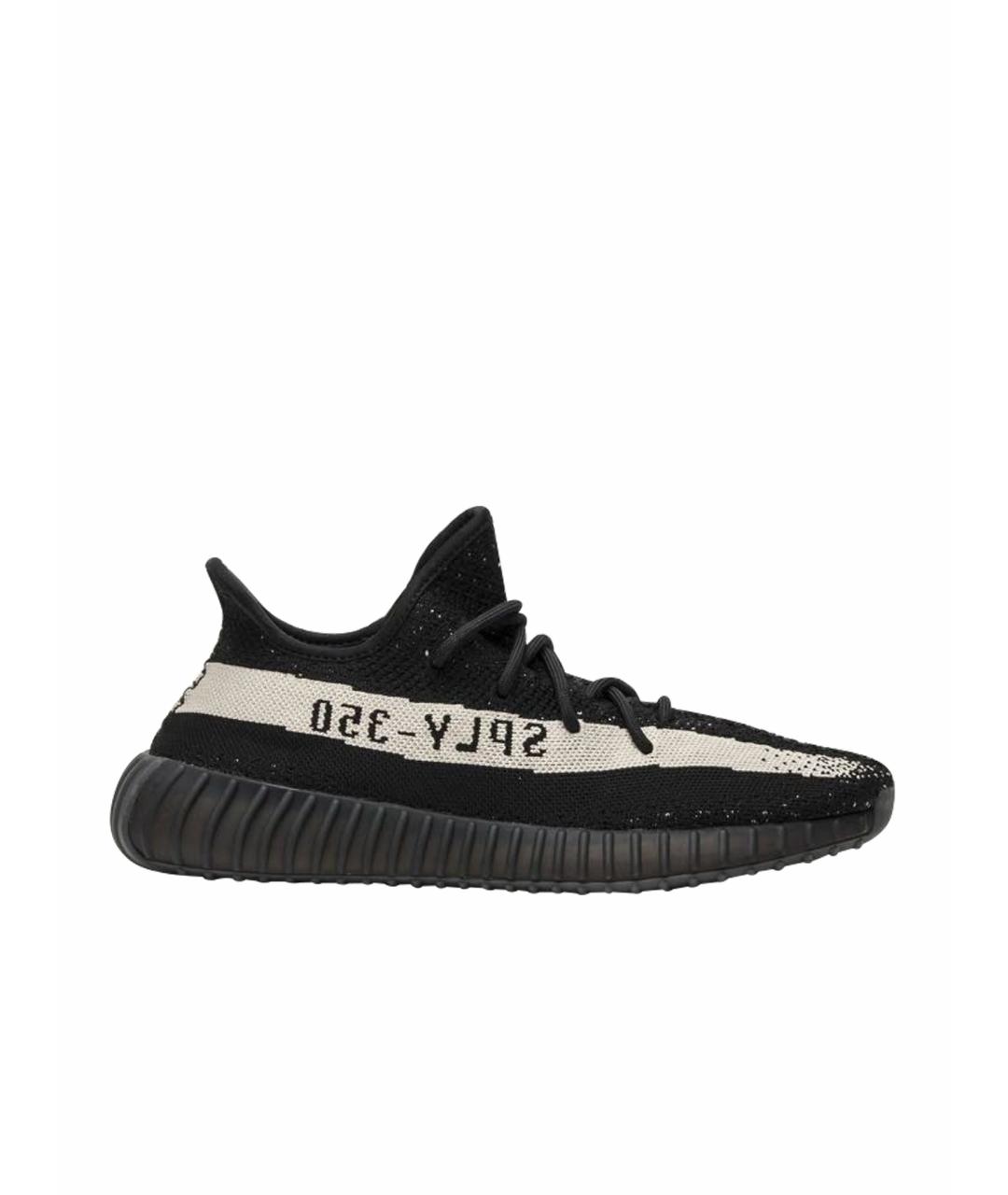 ADIDAS YEEZY Черные текстильные кроссовки, фото 1