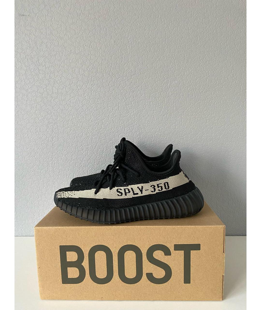 ADIDAS YEEZY Черные текстильные кроссовки, фото 4