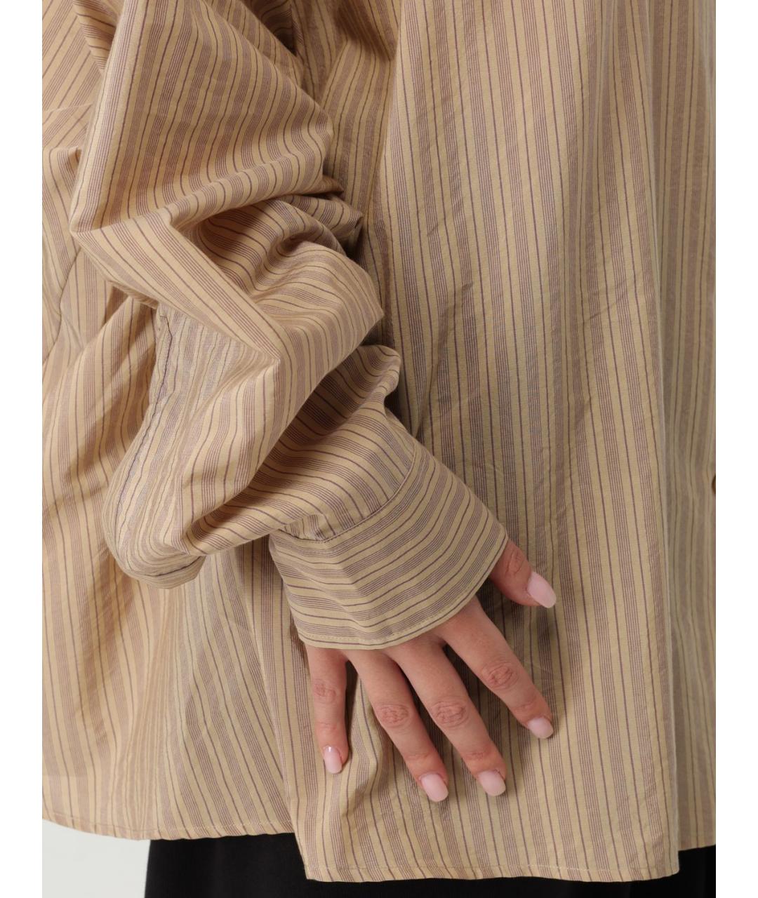 DRIES VAN NOTEN Бежевая рубашка, фото 6