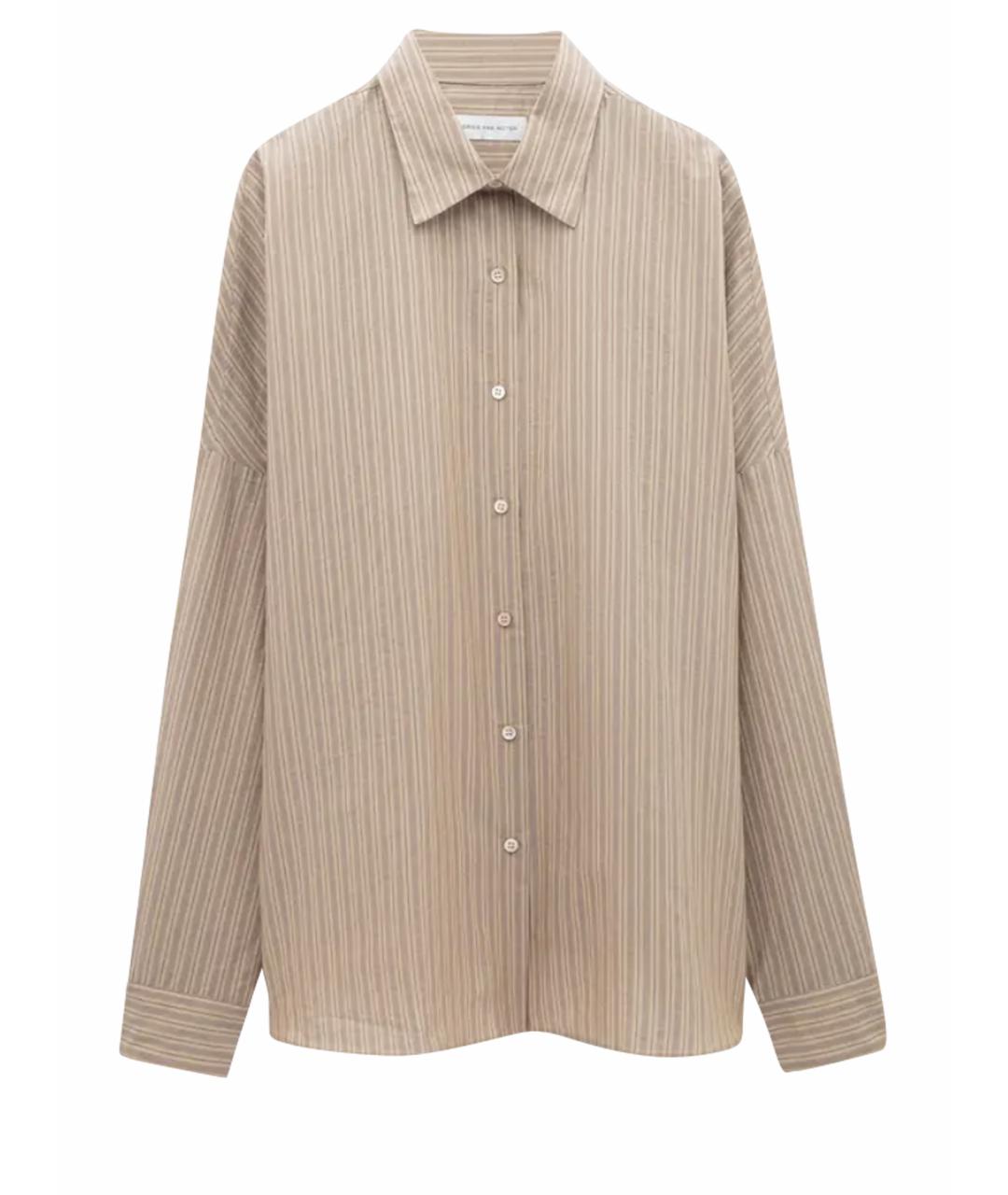 DRIES VAN NOTEN Бежевая рубашка, фото 1