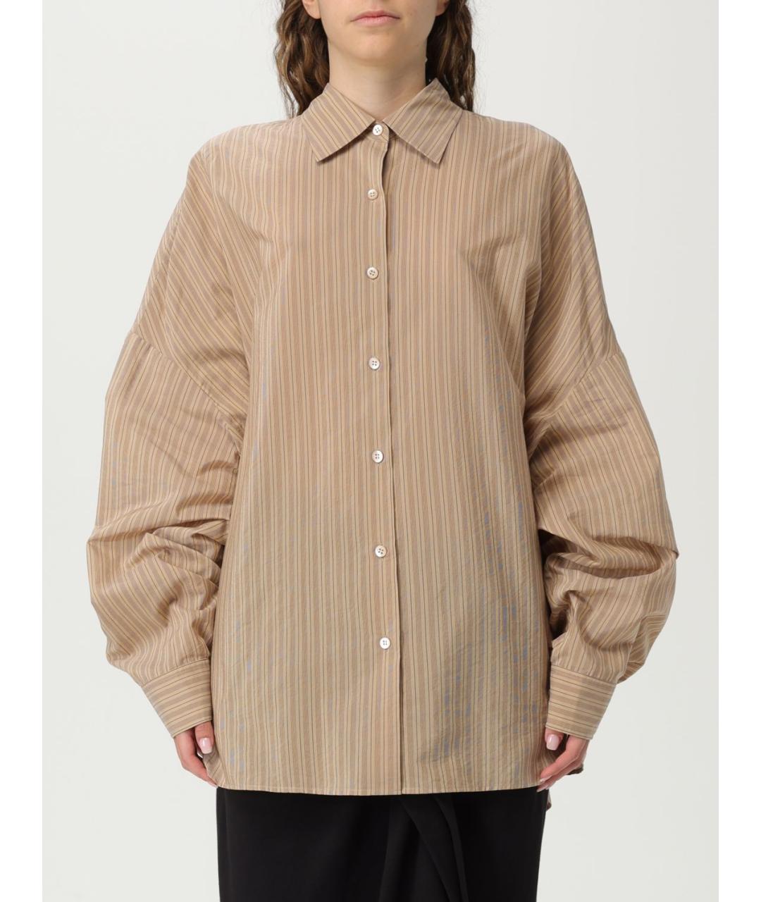 DRIES VAN NOTEN Бежевая рубашка, фото 2