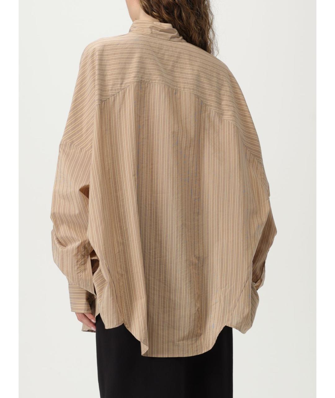 DRIES VAN NOTEN Бежевая рубашка, фото 4