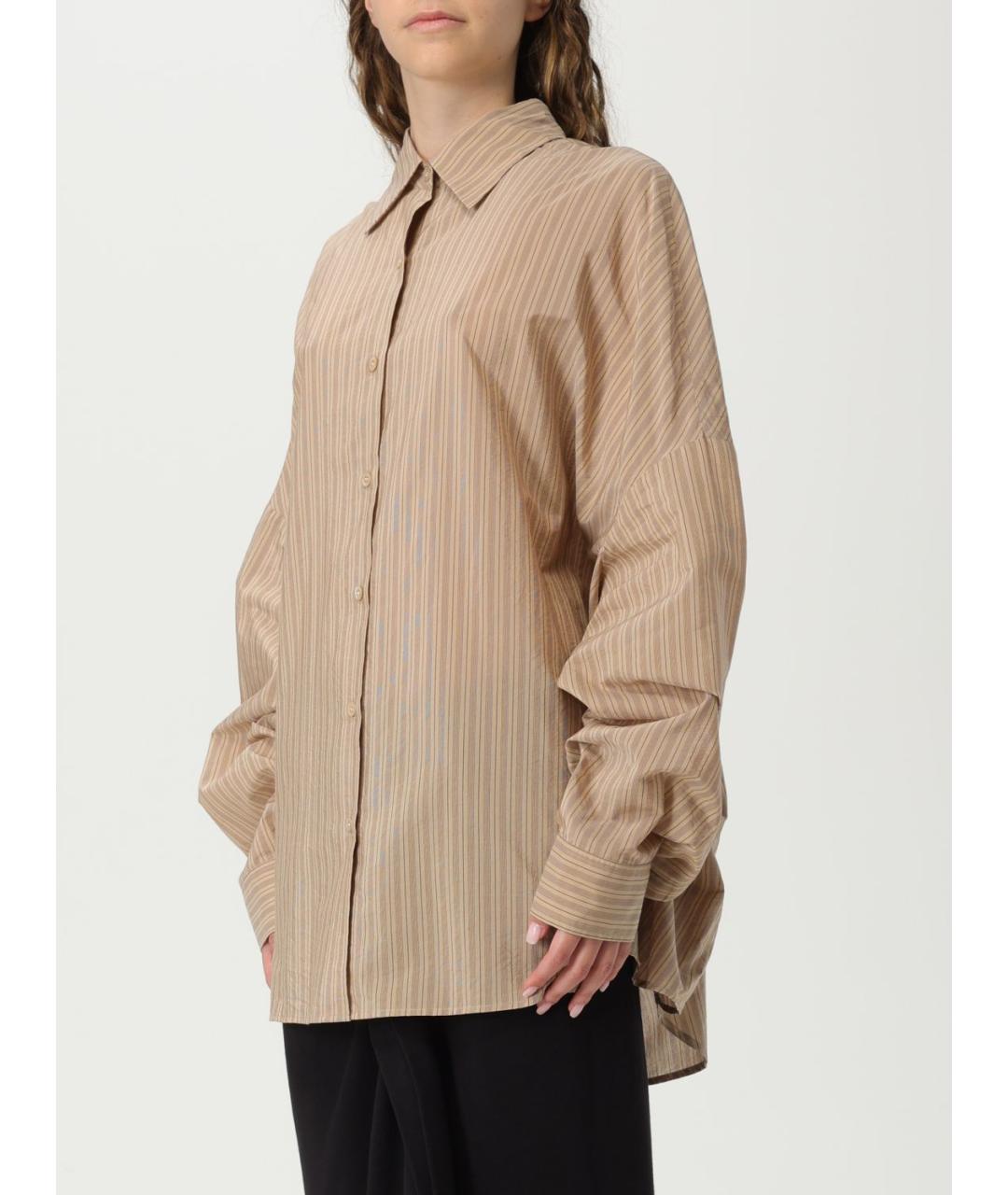 DRIES VAN NOTEN Бежевая рубашка, фото 5