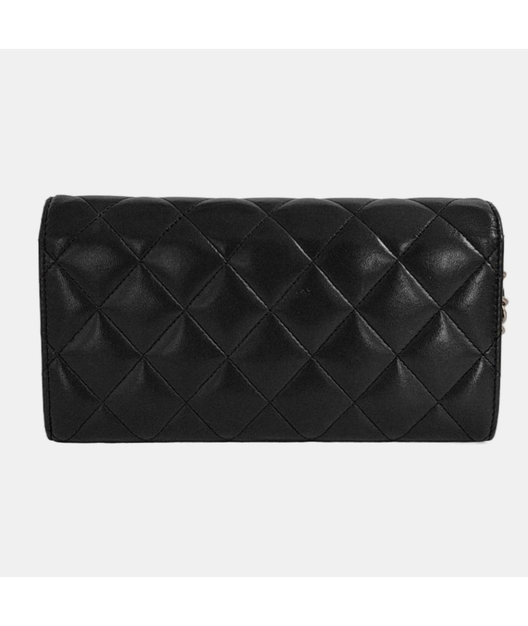 CHANEL Черная кожаная сумка через плечо, фото 4