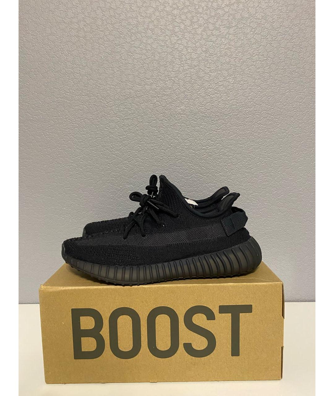 ADIDAS YEEZY Черные текстильные кроссовки, фото 4