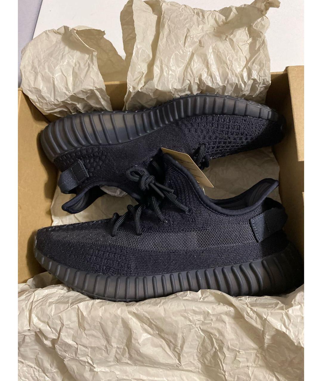 ADIDAS YEEZY Черные текстильные кроссовки, фото 2