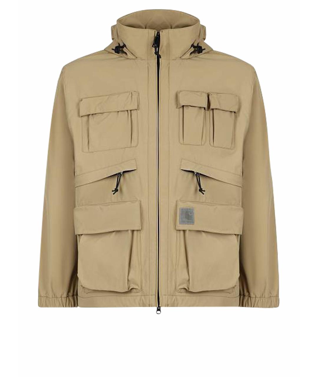 CARHARTT WIP Бежевая полиэстеровая куртка, фото 1