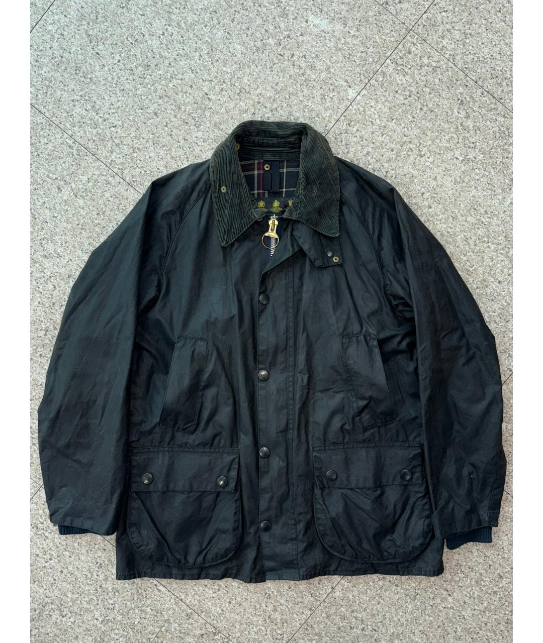 BARBOUR Черная хлопковая куртка, фото 10