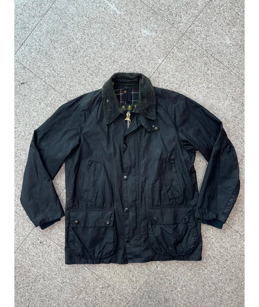 BARBOUR Черная хлопковая куртка, фото 7