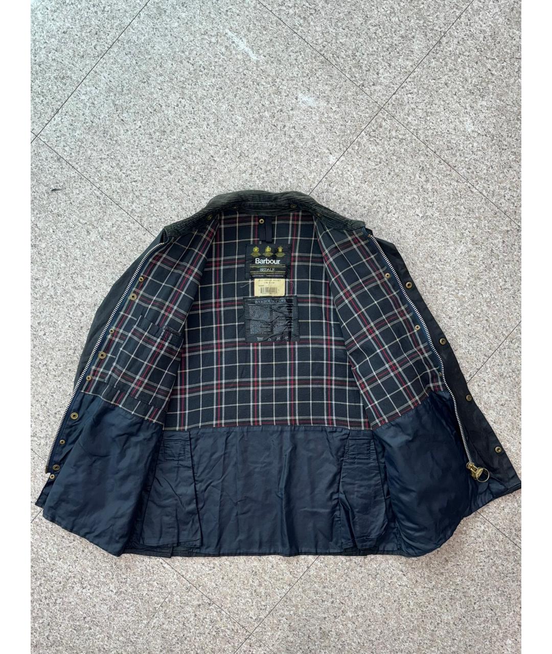 BARBOUR Черная хлопковая куртка, фото 9