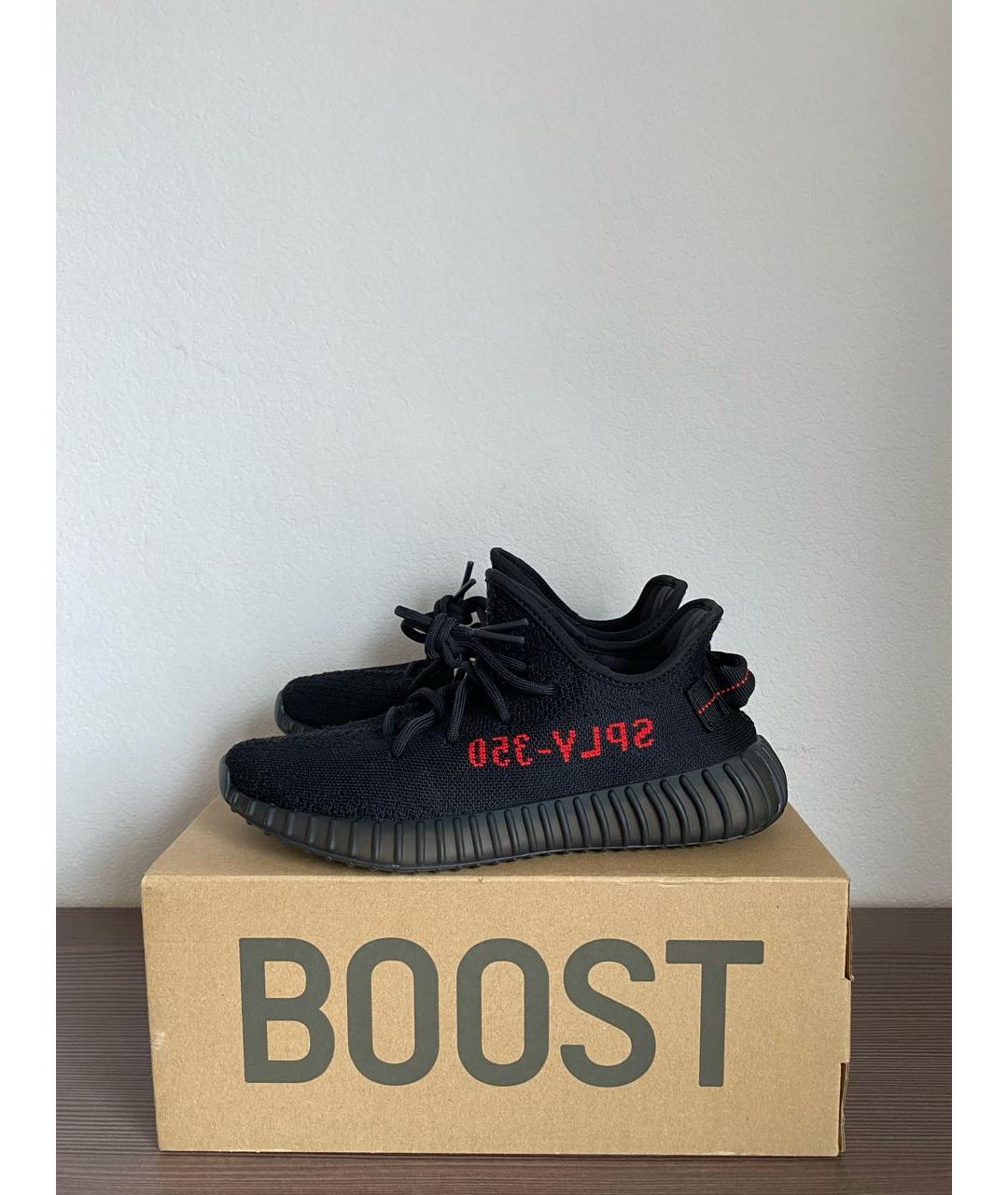 ADIDAS YEEZY Черные текстильные кроссовки, фото 3