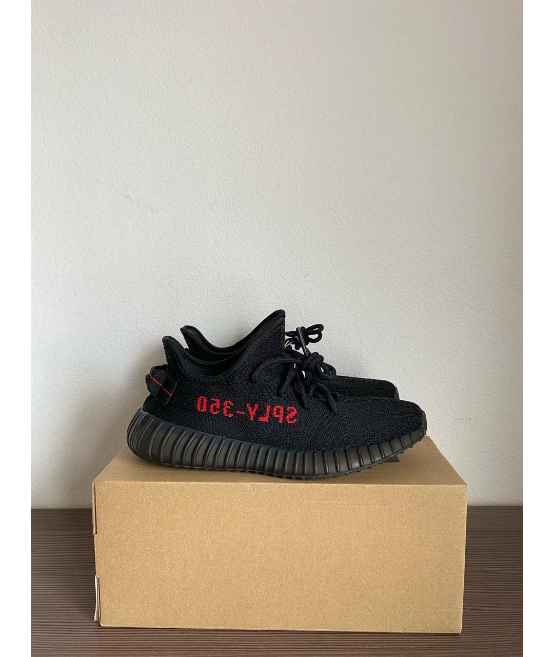 ADIDAS YEEZY Черные текстильные кроссовки, фото 6
