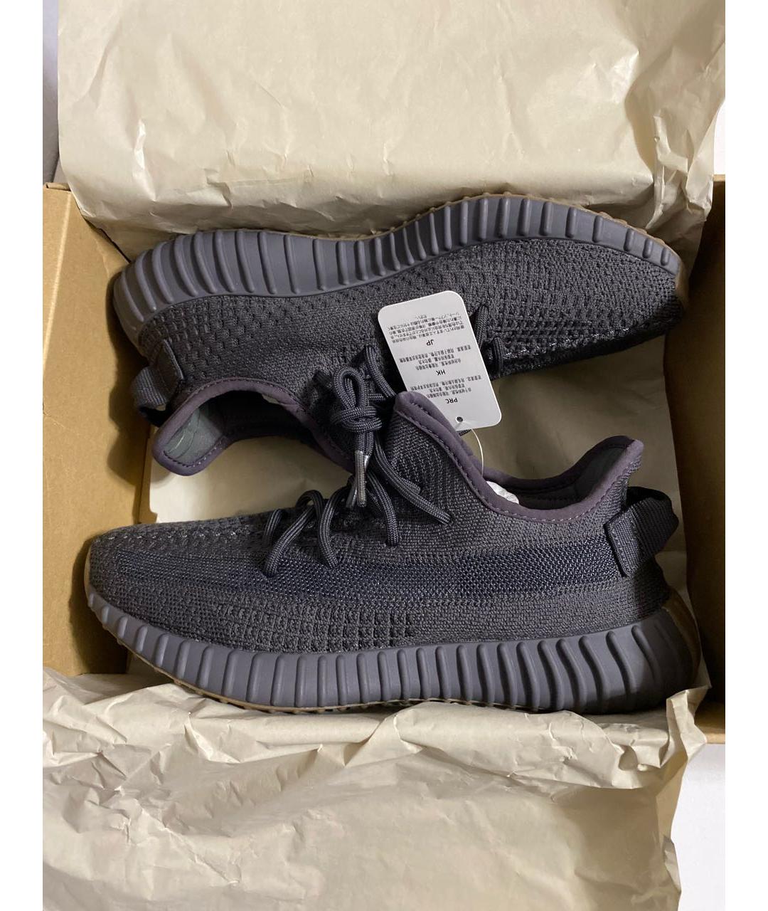 ADIDAS YEEZY Черные текстильные кроссовки, фото 2