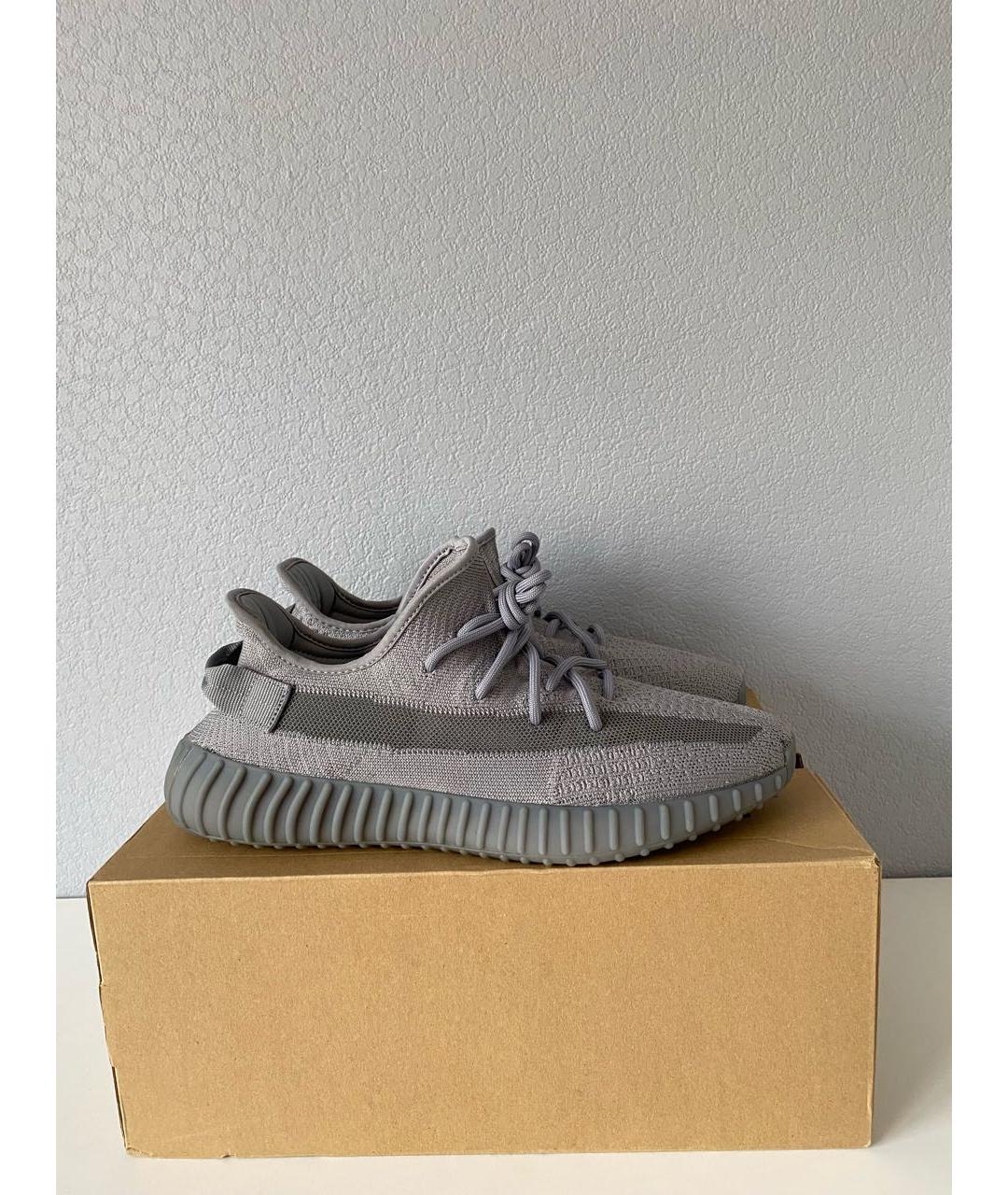 ADIDAS YEEZY Серые текстильные кроссовки, фото 5