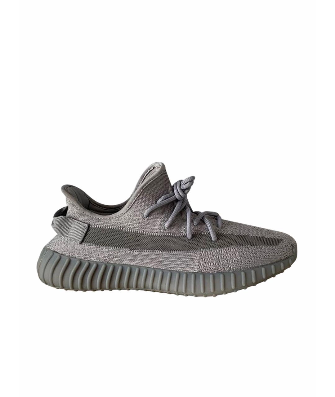 ADIDAS YEEZY Серые текстильные кроссовки, фото 1