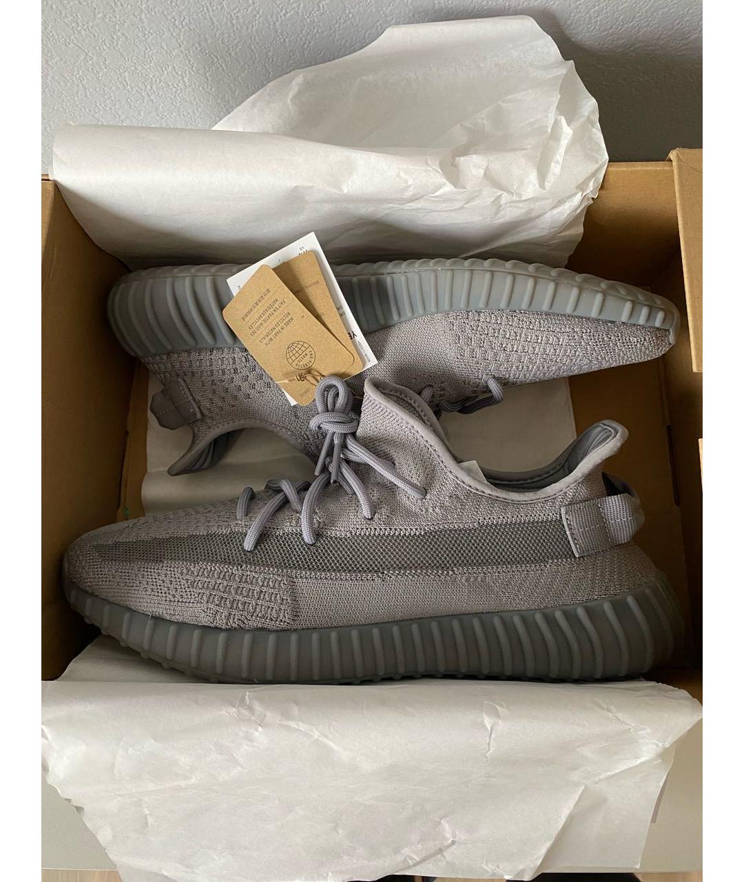 ADIDAS YEEZY Серые текстильные кроссовки, фото 2