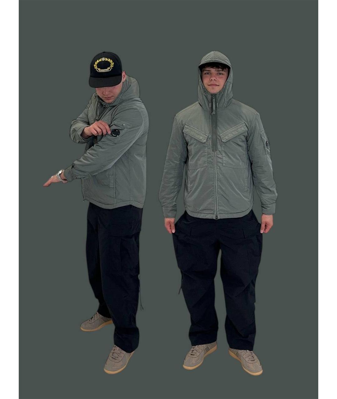 CP COMPANY Антрацитовая полиэстеровая куртка, фото 6