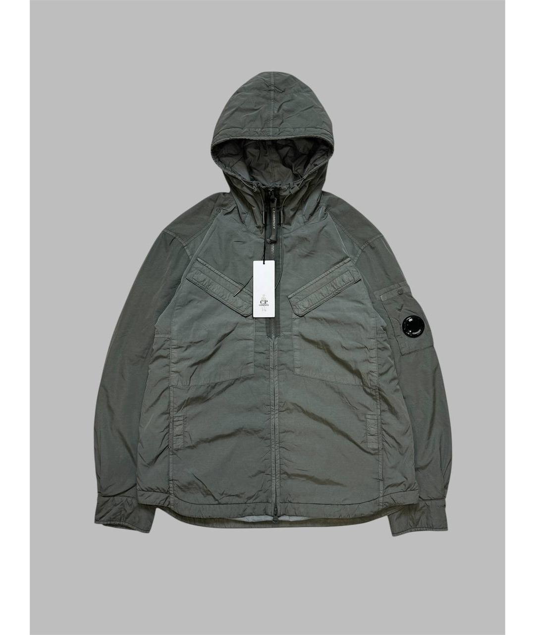 CP COMPANY Антрацитовая полиэстеровая куртка, фото 7