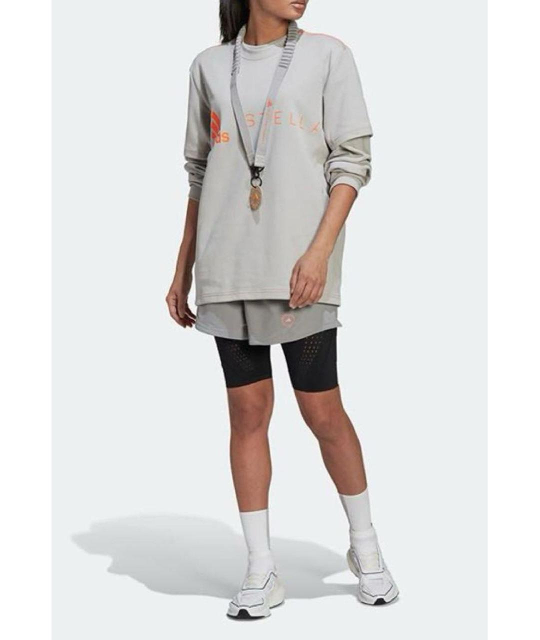 ADIDAS BY STELLA MCCARTNEY Серая футболка, фото 2
