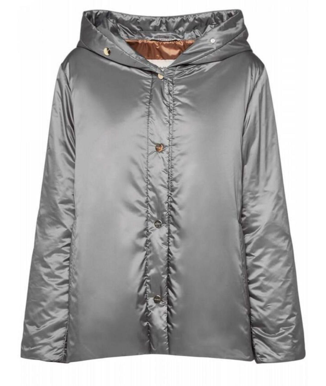 MAX MARA Серая шерстяная куртка, фото 9