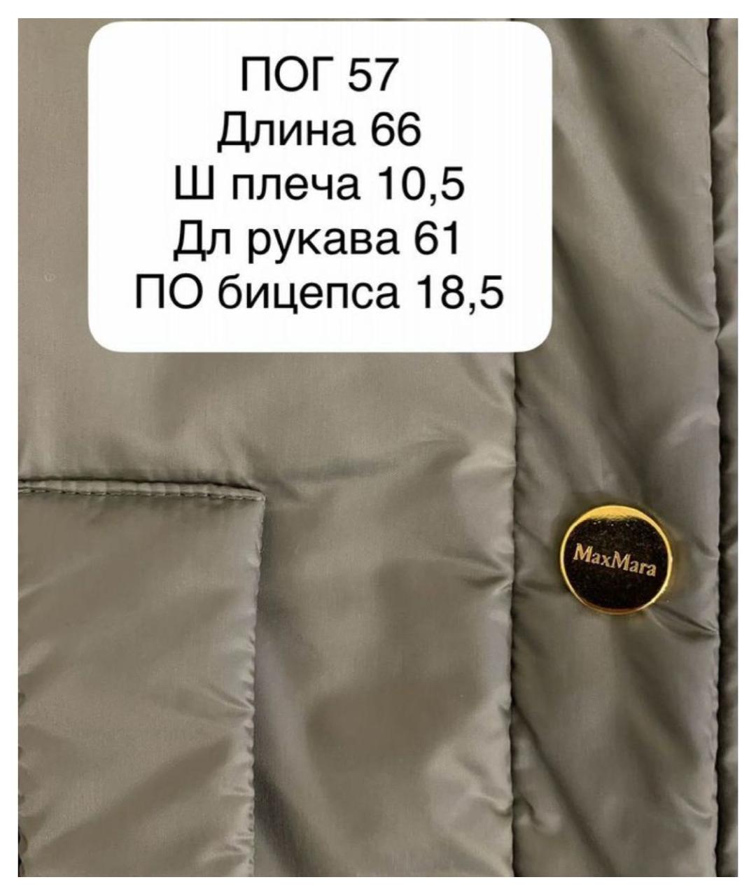 MAX MARA Серая шерстяная куртка, фото 6