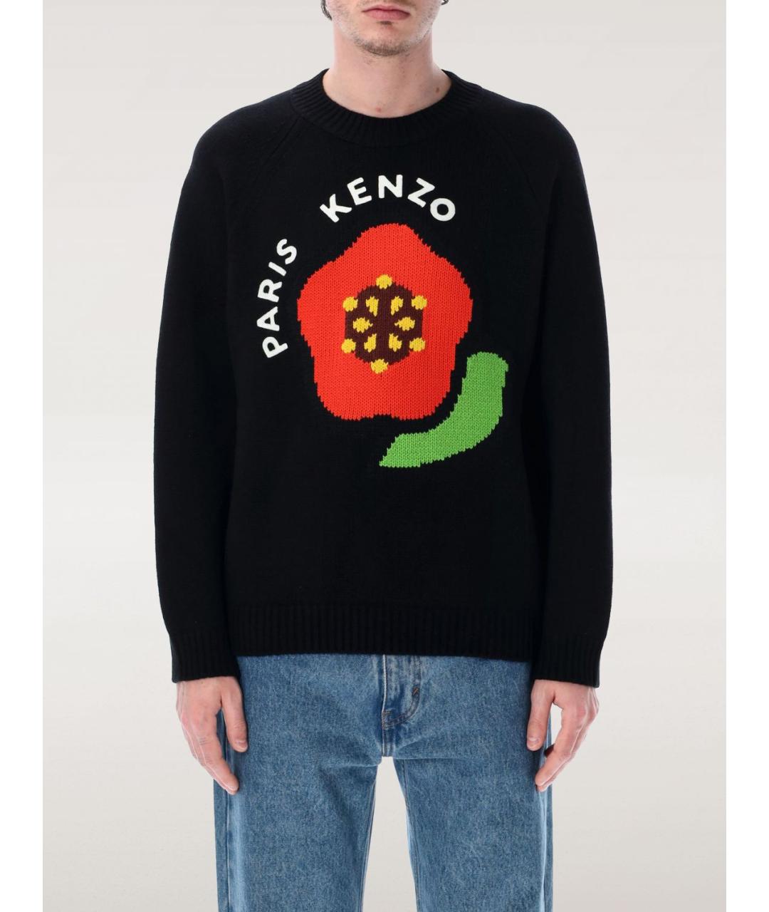 KENZO Черный джемпер / свитер, фото 2