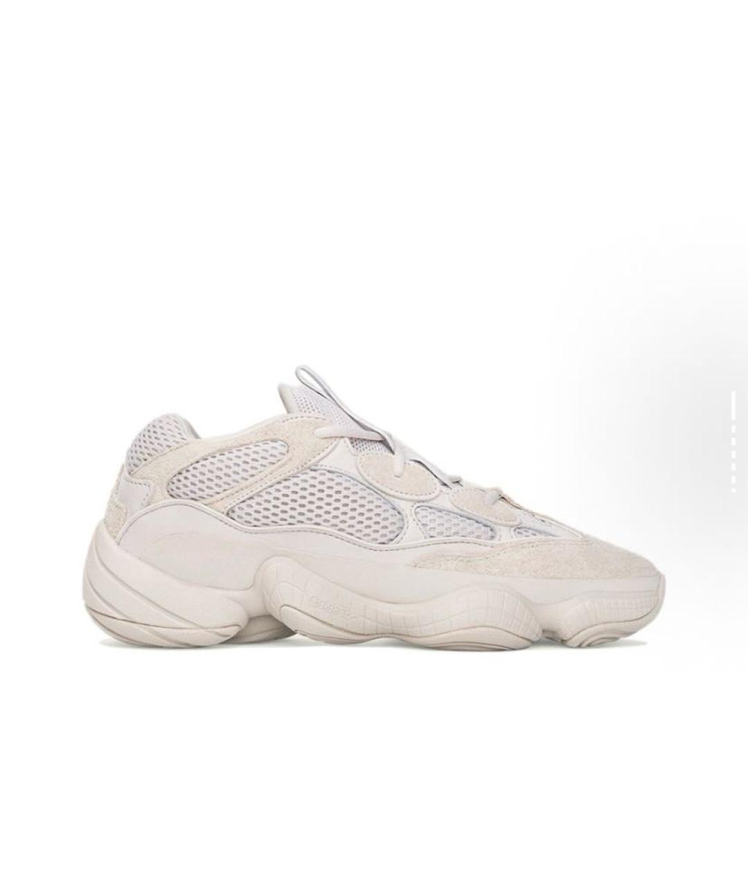 ADIDAS YEEZY Белые замшевые кроссовки, фото 6