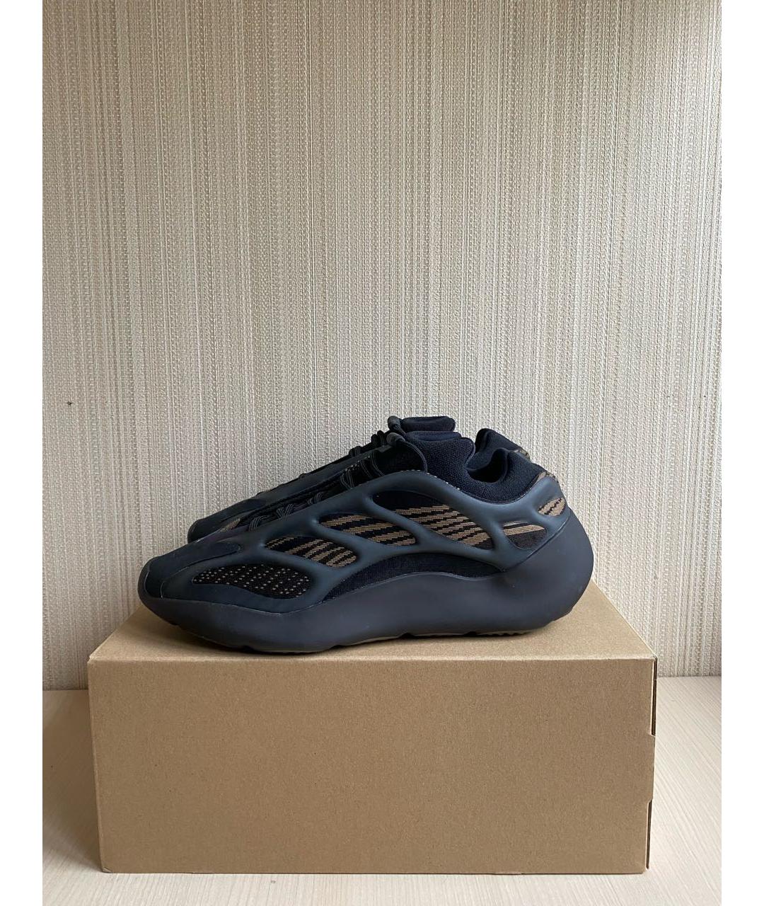 ADIDAS YEEZY Черные текстильные кроссовки, фото 4