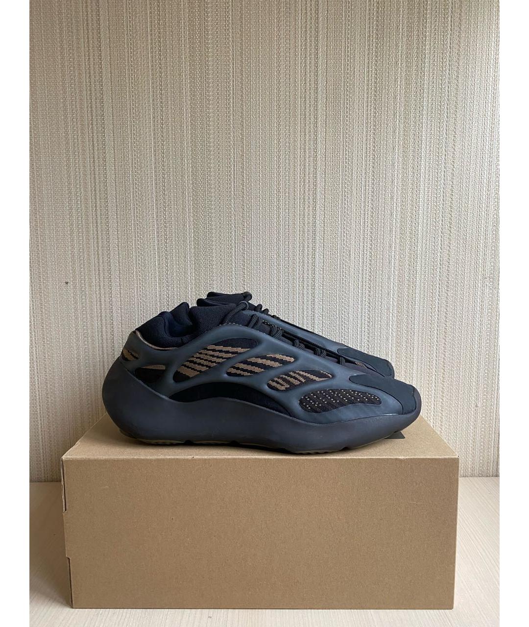 ADIDAS YEEZY Черные текстильные кроссовки, фото 3