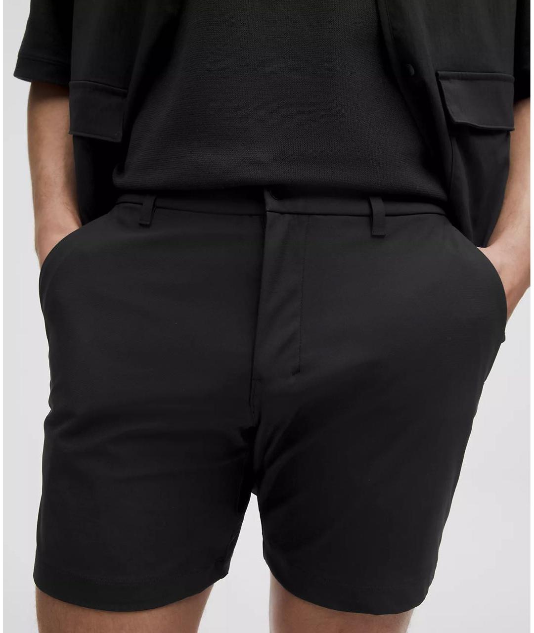 Lululemon Черные полиэстеровые шорты, фото 4