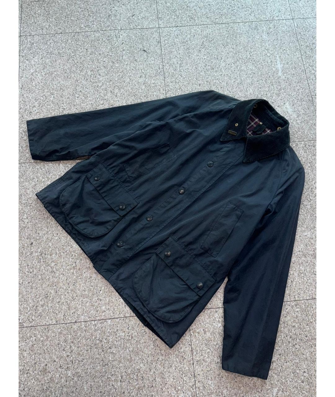 BARBOUR Темно-синяя хлопковая куртка, фото 10