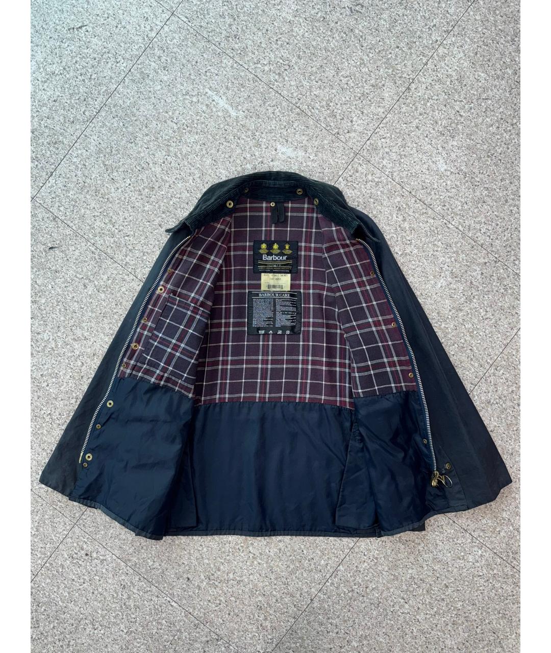 BARBOUR Темно-синяя хлопковая куртка, фото 9