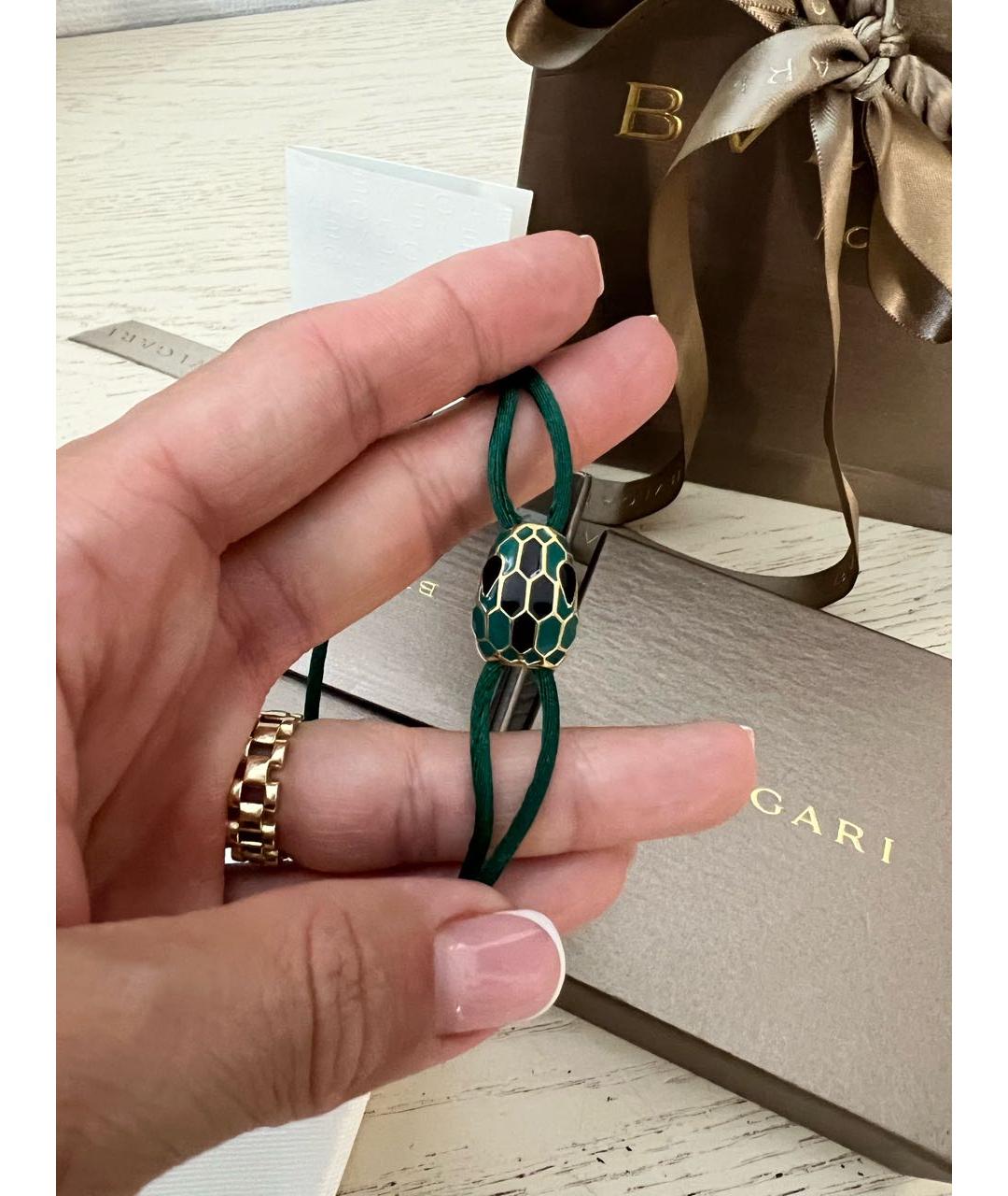 BVLGARI Зеленый браслет, фото 7
