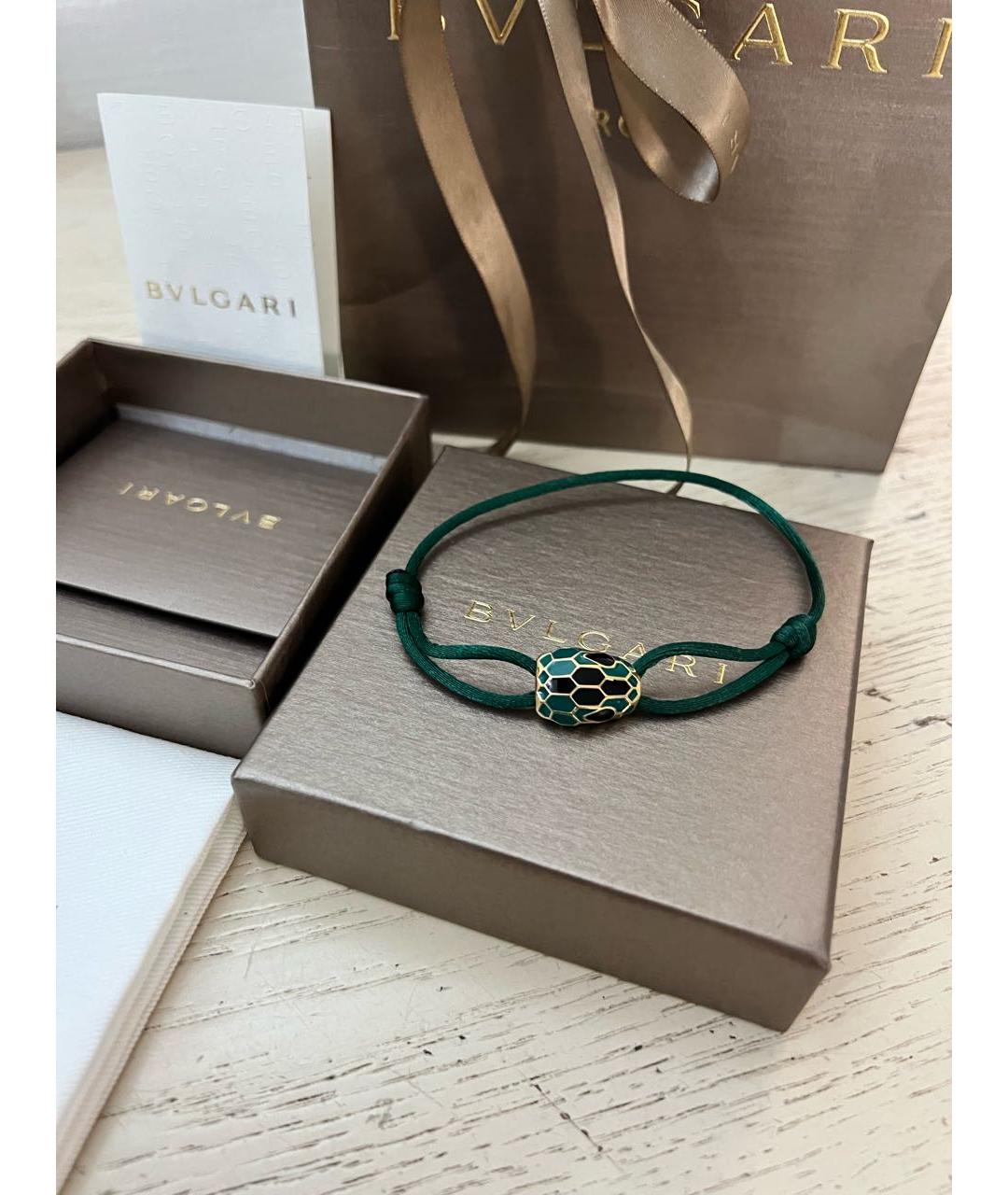 BVLGARI Зеленый браслет, фото 4