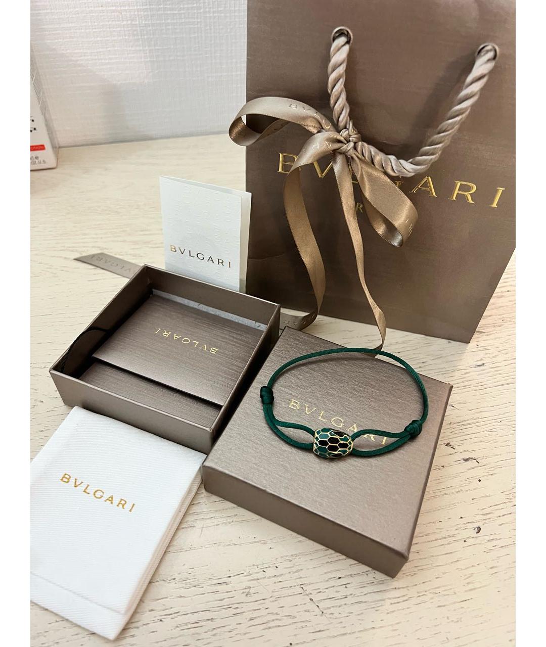 BVLGARI Зеленый браслет, фото 3