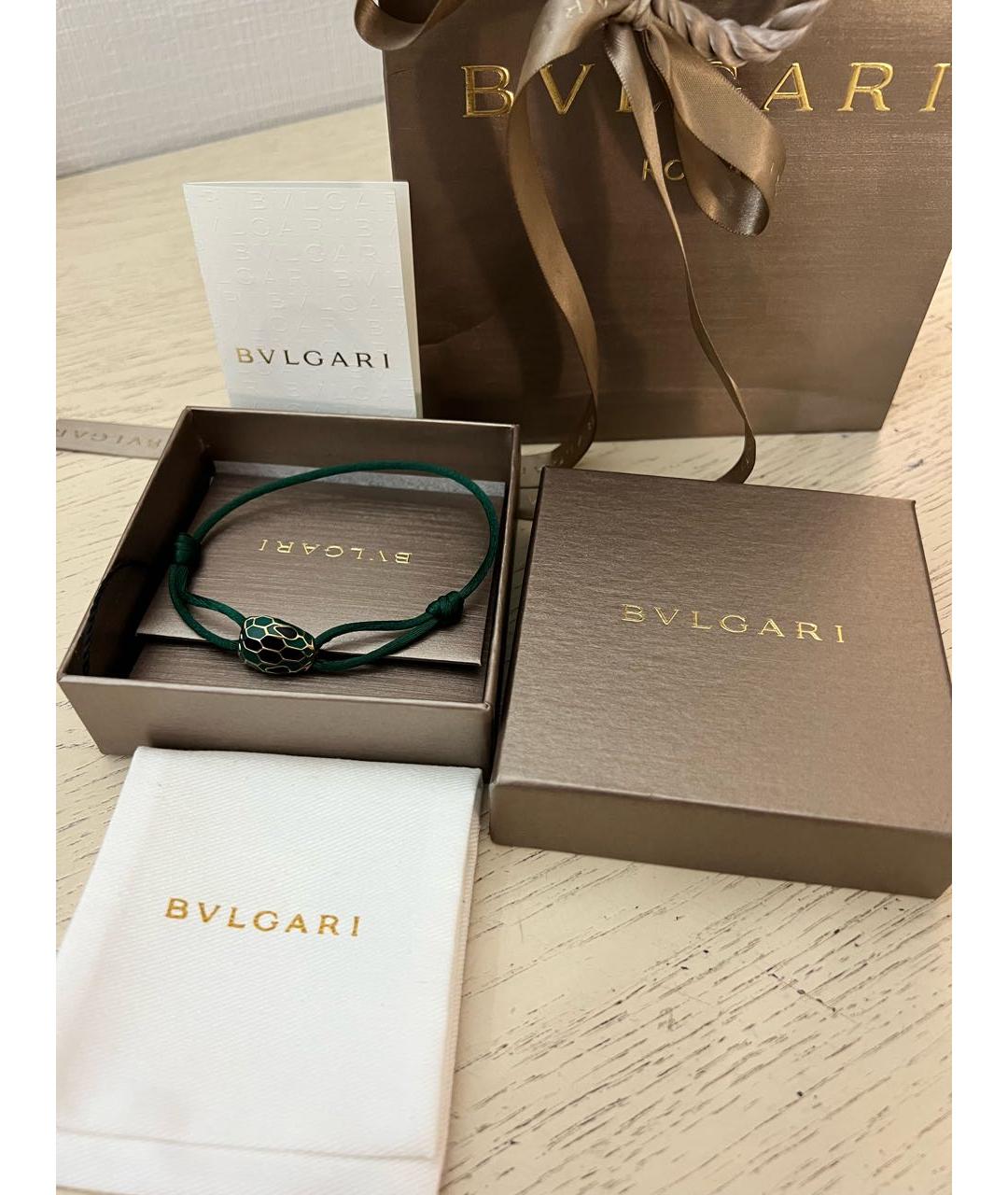 BVLGARI Зеленый браслет, фото 8