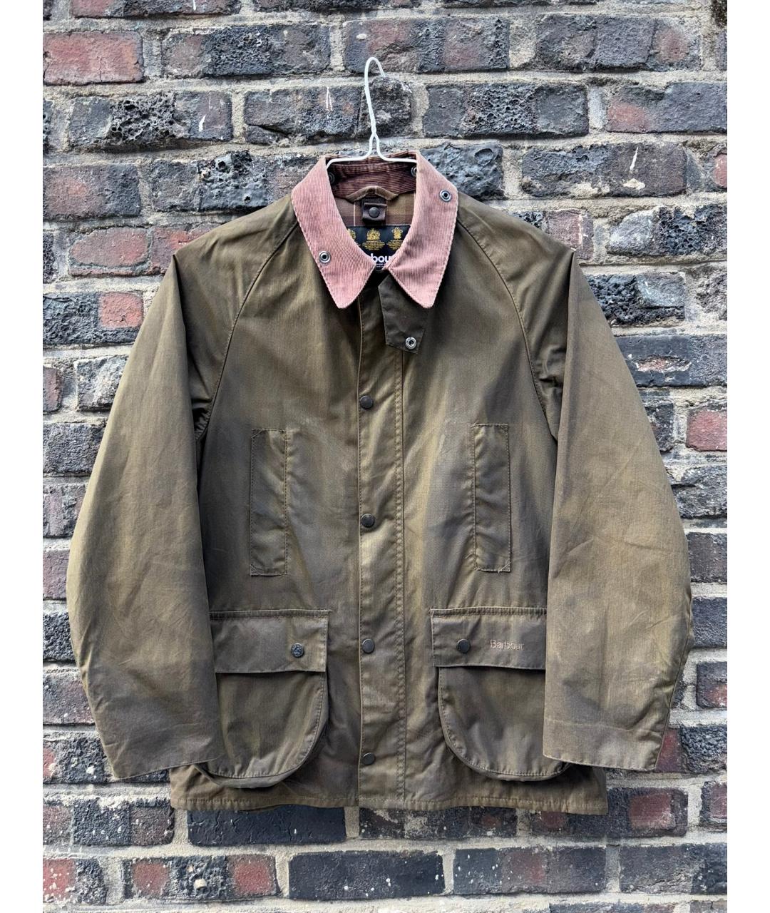 BARBOUR Коричневая хлопковая куртка, фото 2