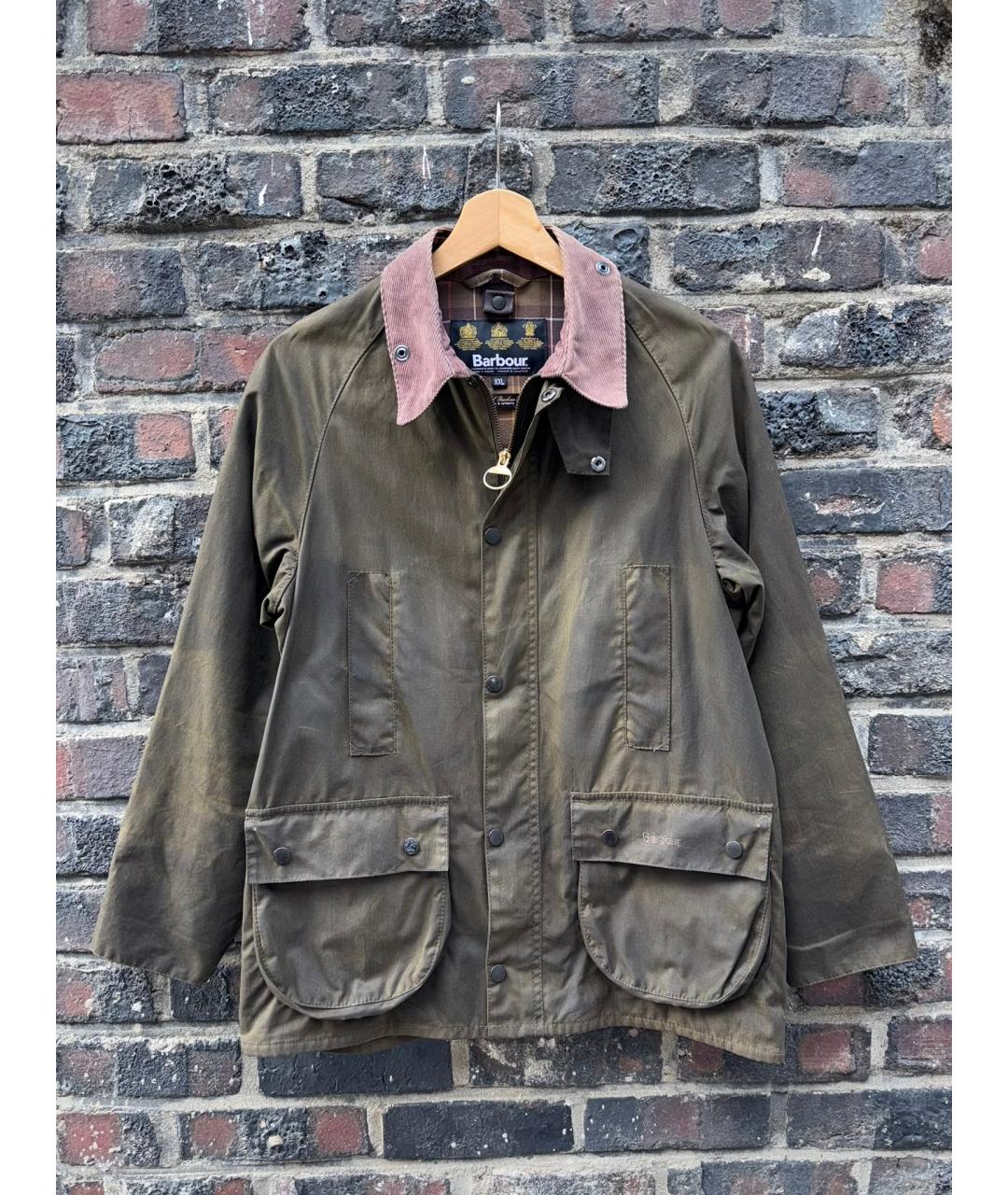 BARBOUR Коричневая хлопковая куртка, фото 3