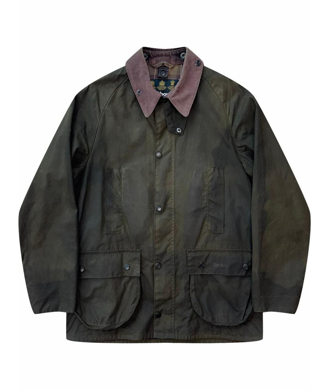 BARBOUR Коричневая хлопковая куртка, фото 1
