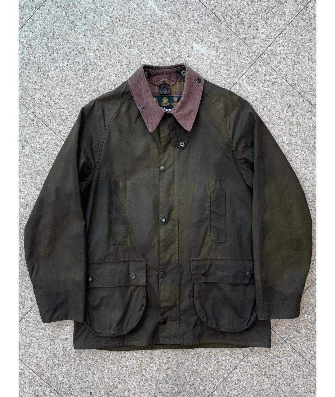 BARBOUR Коричневая хлопковая куртка, фото 10