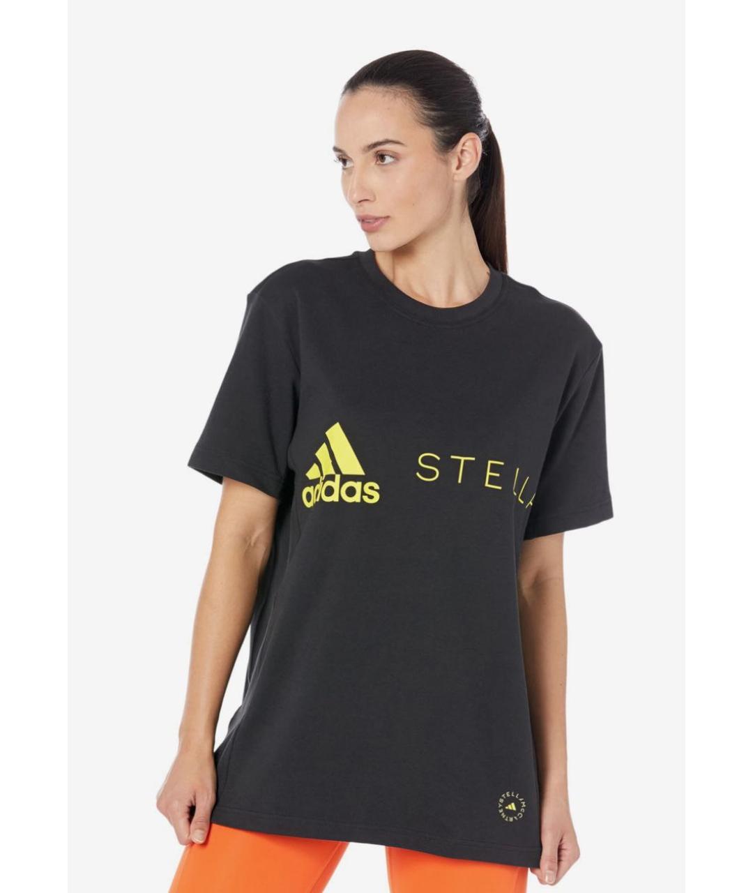 ADIDAS BY STELLA MCCARTNEY Черная футболка, фото 6