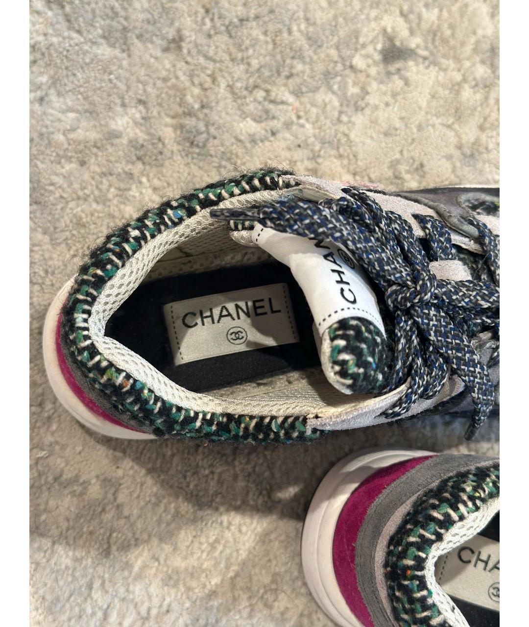 CHANEL Мульти кроссовки, фото 5