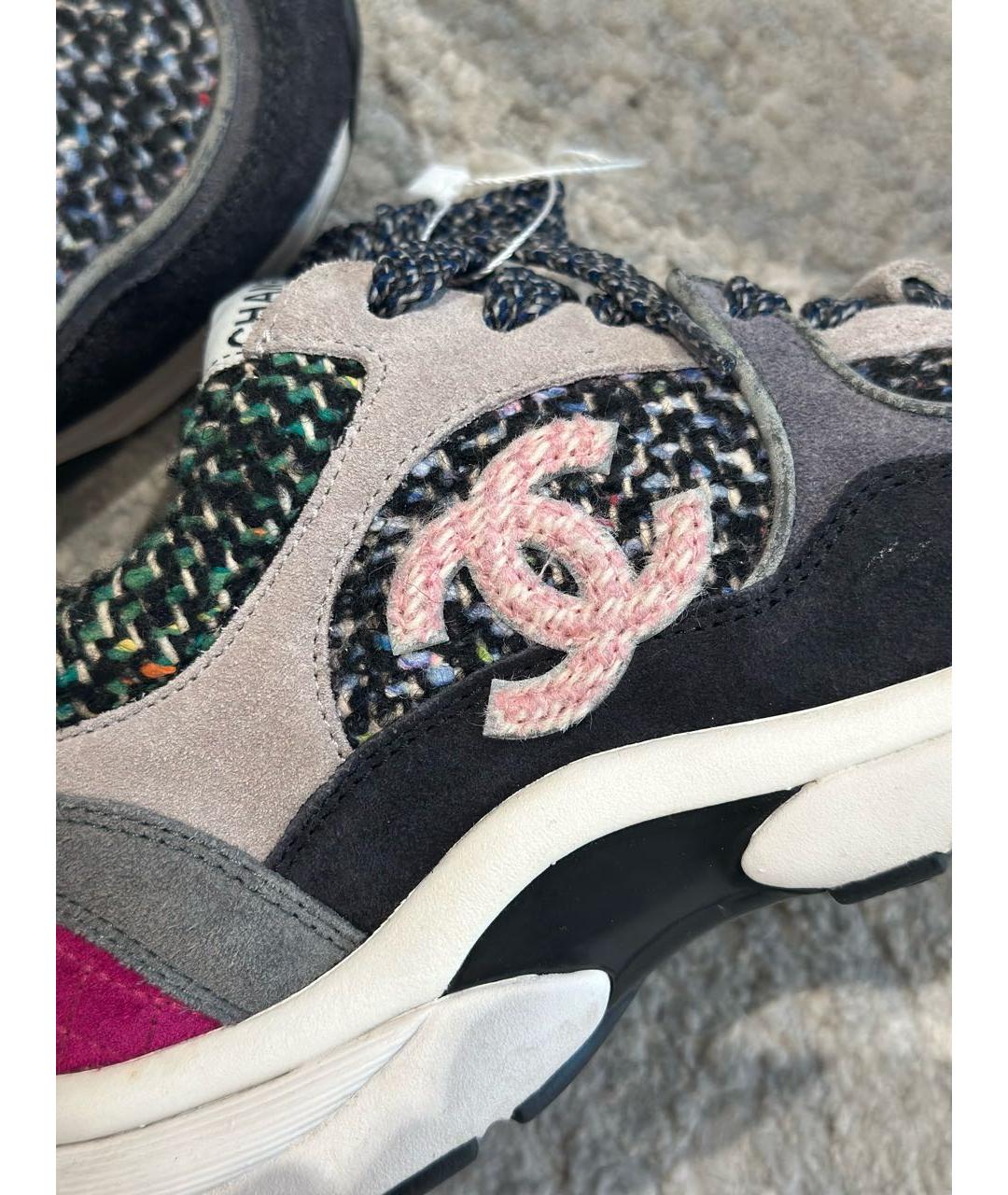 CHANEL Мульти кроссовки, фото 4