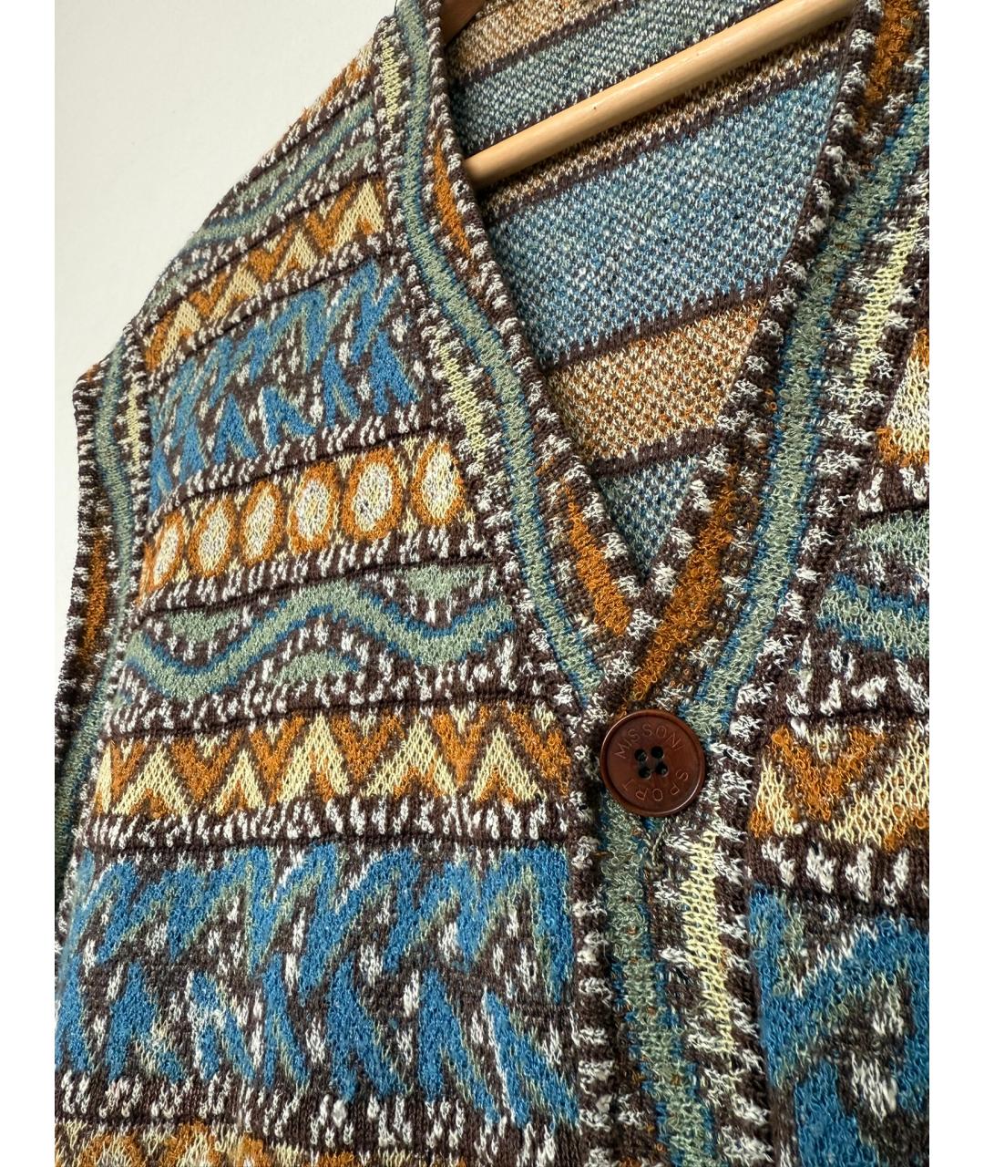 MISSONI Мульти хлопковая жилетка, фото 4