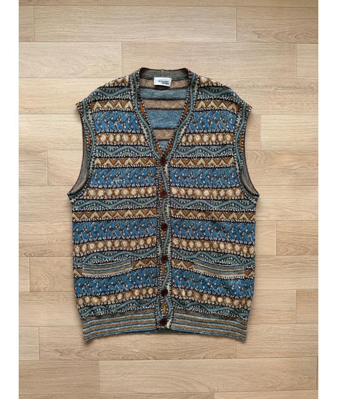MISSONI Мульти хлопковая жилетка, фото 6